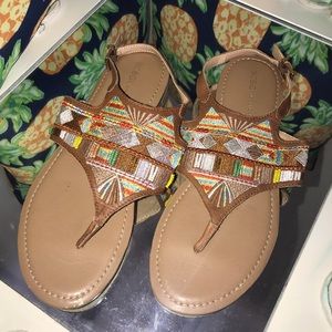 Brown sandals